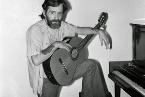 charles manson and his guitar